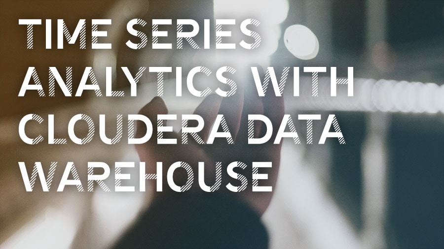 Analizowanie szeregów czasowych w usłudze Cloudera Data Warehouse