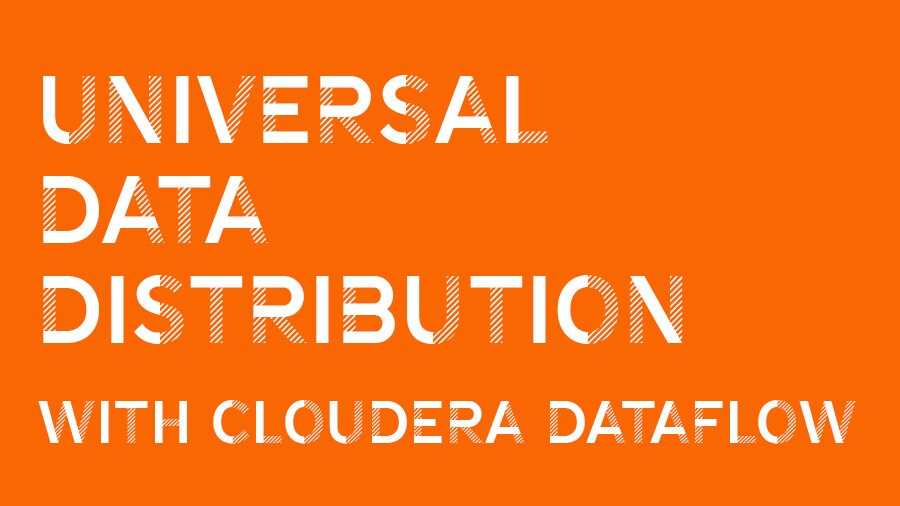 Obraz wideo: uniwersalna dystrybucja danych z Cloudera DataFlow for the Public Cloud